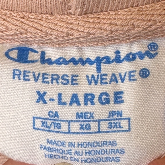 Champion Reverse Weave Heavyweight Knit Fabric Unisex Pullover Hoodie Sweatshirt - Picture 12 of 15